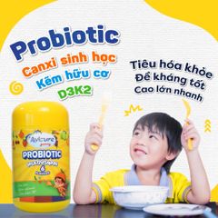 Vitamin Bổ Sung Avisure Gummy Probiotic 6 Hương Vị - Tăng Cường Sức Khỏe và Miễn Dịch Cho Trẻ Từ 2 Tuổi, Hộp 125g
