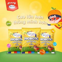 Vitamin Bổ Sung Avisure Gummy Probiotic 6 Hương Vị - Tăng Cường Sức Khỏe và Miễn Dịch Cho Trẻ Từ 2 Tuổi, Hộp 125g
