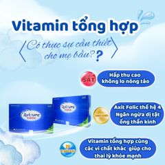 Vitamin cho bà bầu Avisure Mama - Bổ sung đầy đủ sắt, DHA, vitamin, khoáng chất - Hộp 60 viên cho mẹ và thai nhi khỏe mạnh