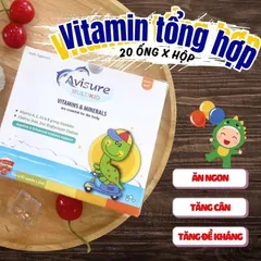 Avisure Multikid bổ sung vitamin và khoáng chất thiết yếu cho bé hộp loại ống
