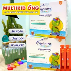 Avisure Multikid bổ sung vitamin và khoáng chất thiết yếu cho bé hộp loại ống