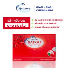 Sắt Hữu Cơ Avisure Safoli và Canxi Hical - Bổ Sung Sắt và Canxi Cho Phụ Nữ Mang Thai và Cho Con Bú, Hỗ Trợ Khỏe Mạnh mẹ và bé
