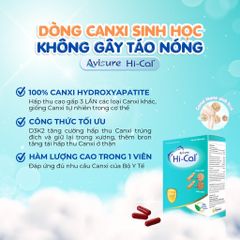 Sắt Hữu Cơ Avisure Safoli và Canxi Hical - Bổ Sung Sắt và Canxi Cho Phụ Nữ Mang Thai và Cho Con Bú, Hỗ Trợ Khỏe Mạnh mẹ và bé