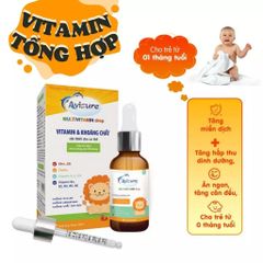 Vitamin Tổng Hợp Cho Bé Avisure Multi - Bổ Sung 11 Vitamin và Khoáng Chất Thiết Yếu 20ml Dạng Nhỏ Giọt Cho Trẻ Sơ Sinh