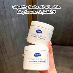 Kem Dưỡng Ẩm Redwin Vitamin E & Tinh Dầu Hoa Anh Thảo Úc - Hũ 300g Dưỡng Da Mềm Mại, Ngăn Ngừa Lão Hóa, Phục Hồi Ẩm