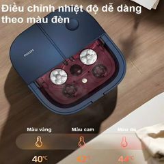 Bồn Ngâm Chân Massage Philips PPM6504 - Thư Giãn Hiện Đại Với Công Nghệ Massage Con Lăn Và Hồng Ngoại UV-C