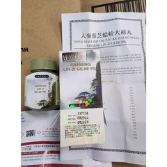 Nhân Sâm Linh Chi Tắc Kè Đại Bổ Hoàn Wise - Hỗ Trợ Tăng Cân, Ăn Ngon, Ngủ Ngon - Sản Phẩm Dinh Dưỡng Từ Thiên Nhiên 30 Viên