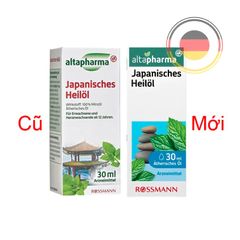Tinh Dầu Bạc Hà Altapharma Japanisches Heilöl 30ml - Hỗ Trợ Tiêu Hóa, Giảm Đau, Xuất Xứ Đức