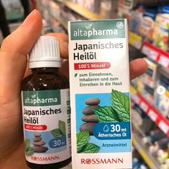 Tinh Dầu Bạc Hà Altapharma Japanisches Heilöl 30ml - Hỗ Trợ Tiêu Hóa, Giảm Đau, Xuất Xứ Đức