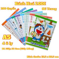 Combo 100 Quyển Tập Vở Học Sinh 96 Trang 52gsm Kẻ Ngang - Giấy Mịn, Giá Rẻ, Phục Vụ Học Tập Cho Học Sinh