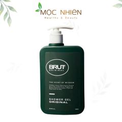 Sữa Tắm Brut Original 500ml - Gel Tắm 3 Trong 1 Hương Citrus Tươi Mát, Dưỡng Ẩm và Làm Sạch Da Nam Tính