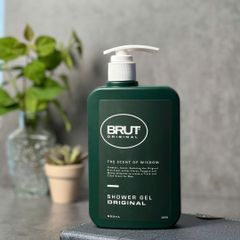 Sữa Tắm Brut Original 500ml - Gel Tắm 3 Trong 1 Hương Citrus Tươi Mát, Dưỡng Ẩm và Làm Sạch Da Nam Tính