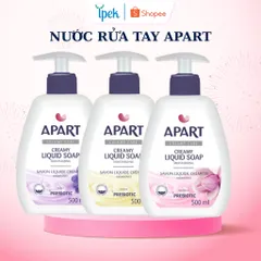 Combo 5 Chai Nước Rửa Tay Apart Dưỡng Da Hương Hoa Violet 500ml - Thiết Kế Tự Nhiên An Toàn Cho Làn Da