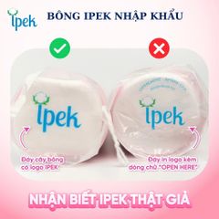 Combo 4 Bông Tẩy Trang Cotton Ipek 150 Miếng - Mềm Mịn, Xơ Bông Tự Nhiên, Phù Hợp Chăm Sóc Da