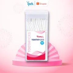 Tăm Nhựa Care4u 160 Chiếc - Tăm Nha Khoa An Toàn Cho Nướu và Lợi, Chất Liệu Nhựa PP, Giúp Làm Sạch Răng Miệng Hiệu Quả