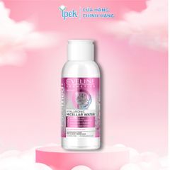 Nước Tẩy Trang Eveline Facemed+ 100ML - Chiết Xuất Hoa Hồng Dưỡng Ẩm, Làm Sạch Da Nhạy Cảm, Chống Ô Nhiễm