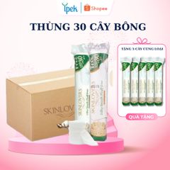 Thùng 30 Bông Tẩy Trang Skinlovers 150 Miếng 100% Cotton - Sản Phẩm Làm Sạch Dịu Nhẹ, An Toàn Cho Mọi Loại Da
