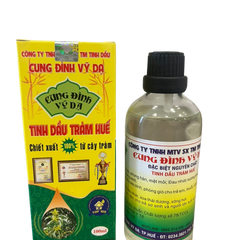 Dầu Tràm Nguyên Chất Huế Cung Đình Vỹ Dạ 100ml - Tinh Dầu Giữ Ấm, Đuổi Muỗi Cho Mẹ Và Bé,Trẻ Sơ Sinh