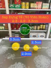Hộp Đựng Sáp Nhựa 1kg - Nhiều Kích Cỡ (2.3 - 2.9 - 3.3cm) Màu Đỏ - Xanh - Vàng - Trắng, Lý Tưởng Đựng Thăm Sổ Xố