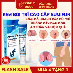 Kem Bôi Trĩ Nội Ngoại Hỗn Hợp SUMIFUN 20g - Giảm Đau, Co Nhanh Búi Trĩ, Hỗ Trợ Tiêu Sưng Hậu Môn, Phù Hợp Cho Nam Nữ