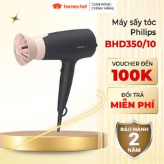 Máy Sấy Tóc Philips BHD350 - 2100W, 6 Chế Độ, Sấy Ion Chăm Sóc Tóc Mềm Mượt, Thiết Kế Hiện Đại Tại Nhà và Salon