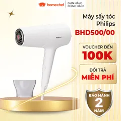 Máy Sấy Tóc Philips BHD500 2100W - Công Nghệ ThermoShield, Ion Gấp 2, 6 Chế Độ Nhiệt & Tốc Độ, Nút Cool Shot, Bảo Hành 2 Năm