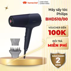 Máy Sấy Tóc Philips BHD510 2300W - Công Nghệ ThermoShield, Sấy Nhanh, Giảm Tổn Hại, 6 Chế Độ Nhiệt và Tóc Bóng Mượt