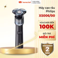 Máy Cạo Râu Philips X5006 - Cạo Khô Và Ướt, Công Nghệ SkinGlide Êm Mượt, Đầu Cạo 360°, Bảo Hành 2 Năm Chính Hãng