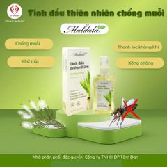 Tinh Dầu Thiên Nhiên Chống Muỗi Maldala 100ml - Khử Mùi, Thanh Lọc Không Khí, Bảo Vệ Sức Khỏe Gia Đình