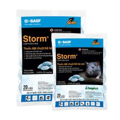 Thuốc Diệt Chuột Storm 0,05% Gói 1 Kg - Kiểm Soát Chuột Hiệu Quả An Toàn, Hàng Chính Hãng BASF