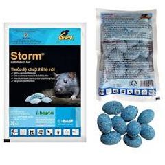 Thuốc Diệt Chuột Storm 0,05% Gói 1 Kg - Kiểm Soát Chuột Hiệu Quả An Toàn, Hàng Chính Hãng BASF