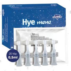 Nhỏ mắt HYE LỌ 10ML & HYE MONO -Hộp 20 Tép 0.5ml - FARMIGEA S.p.A (Ý) – Nước Mắt Nhân Tạo HYE