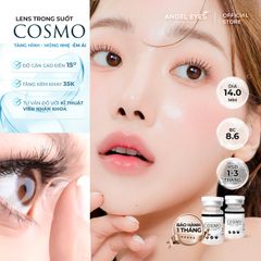 Kính Áp Tròng Cận Angel Eyes Cosmo Độ Từ 0-15 Độ - Lens Trong Suốt Hàn Quốc, Phù Hợp Mọi Nhu Cầu sử dụng