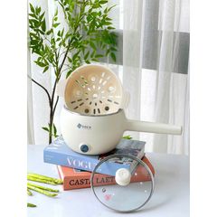 Nồi Lẩu Điện Đa Năng Arber DN07 Màu Trắng - Thể Hiện Tính Năng Nấu Nướng Đa Dạng, Bảo Hành 12 Tháng