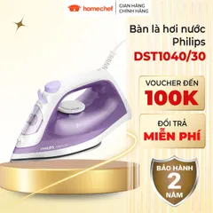 Bàn ủi hơi nước cầm tay Philips DST1040 - 2000W, phun hơi tự động, diệt khuẩn 99,99%, bảo hành 2 năm, tiện dụng cho mọi loại vải