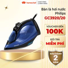 Bàn ủi hơi nước cầm tay Philips GC3920 - Công suất 2500W, công nghệ OptimalTEMP, tự động ngắt, hàng chính hãng và bảo hành 2 năm