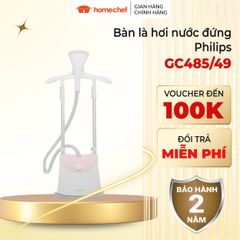 Bàn là cây, bàn là hơi nước đứng Philips GC485, công suất 1800W, hơi phun liên tục, bảo hành 2 năm