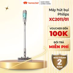 Máy hút bụi không dây dạng cán, máy hút bụi cầm tay Philips XC2011/01, bảo hành 2 năm - Hàng Chính Hãng