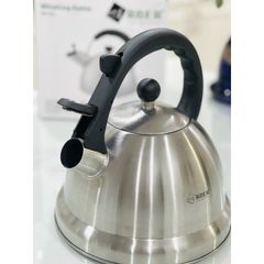 Ấm Đun Nước Arber AB03L 3L Inox Cao Cấp - Thiết Kế Sang Trọng, Tích Hợp Còi Báo Đun Nước Nhanh Trên Mọi Loại Bếp