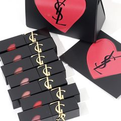 Son Kem YSL Trái Tim The Inks Vinyl Cream 5.5ml - Son Môi Bóng Mượt, Hương Cherry Ngọt Ngào, Thiết Kế Sang Trọng