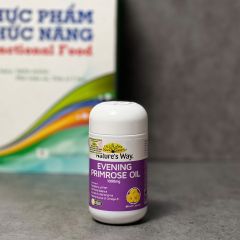 Viên Uống Hỗ Trợ Da Và Nội Tiết Nature’s Way Evening Primrose Oil 1000mg - Giúp Cân Bằng Nội Tiết Tố Nữ, 60 Viên Hỗ Trợ Sức Khỏe Tổng Quát