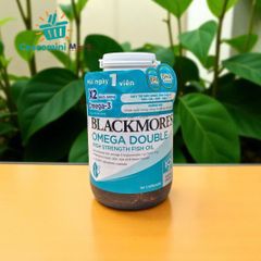 Viên Uống Omega 3 Blackmores Double High Strength - Bổ Sung Omega 3 Tốt Cho Mắt, Tim Mạch, Não Bộ - 90 Viên Nang Mềm