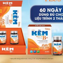 Viên Kẽm DSD Hỗ Trợ Vitamin & Đông Trùng - Hộp 60 Viên Bổ Sung Dinh Dưỡng Cho Sức Khỏe Tóc, Móng, Da