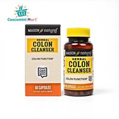 Viên Uống Thải Độc Đại Tràng Mason Natural - Hỗ Trợ Tiêu Hóa, Cân Bằng Vi Sinh, 60 Viên Thảo Dược Giúp Khỏe Đường Ruột