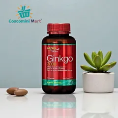 Viên Uống Hỗ Trợ Chức Năng Não Bộ Microgenics Ginkgo 7000 - Tăng Cường Trí Nhớ và Tập Trung, 100 Viên Xuất Xứ Úc