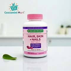 Viên Uống Đẹp Da Tóc Móng Nature’s Bounty Hair Skin Nails Mỹ - Hỗ Trợ Sức Khỏe Tóc Da Móng - 250 Viên Biotin, Vitamin, Collagen