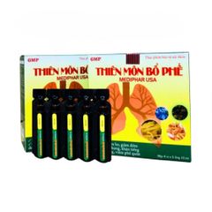 Siro Thiên Môn Bổ Phế Mediphar - Hỗ trợ Giảm Ho, Đờm và Đau Họng - Hộp 20 ống x 10ml từ Thảo Mộc Tự Nhiên