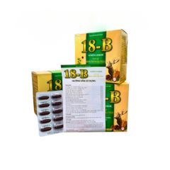 Viên Uống 18B Ginseng Linhzhi Chiết Xuất Đông Trùng Hạ Thảo - Thực Phẩm Chức Năng Tăng Cường Sức Khỏe, Giảm Mệt Mỏi - Hộp 100 Viên