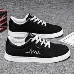 Giày Thể Thao Nam Vải Canvas 3 Màu Thời Trang - Sneaker Dễ Phối Đồ Đi Học, Đi Chơi, Đi Làm, Phong Cách Hiện Đại, Tiện Ích