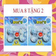 Vỉ 4 Viên Tẩy Siêu Sạch X2 Mr Fresh Thế Hệ 3 - Diệt Khuẩn, Khử Mùi, Bảo Vệ Bồn Cầu Sạch Mát, Hương Thơm Dịu Nhẹ